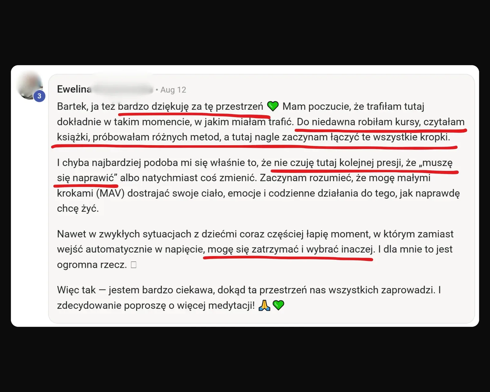 Opinia osoby po pracy z Bartoszem Kubiakiem