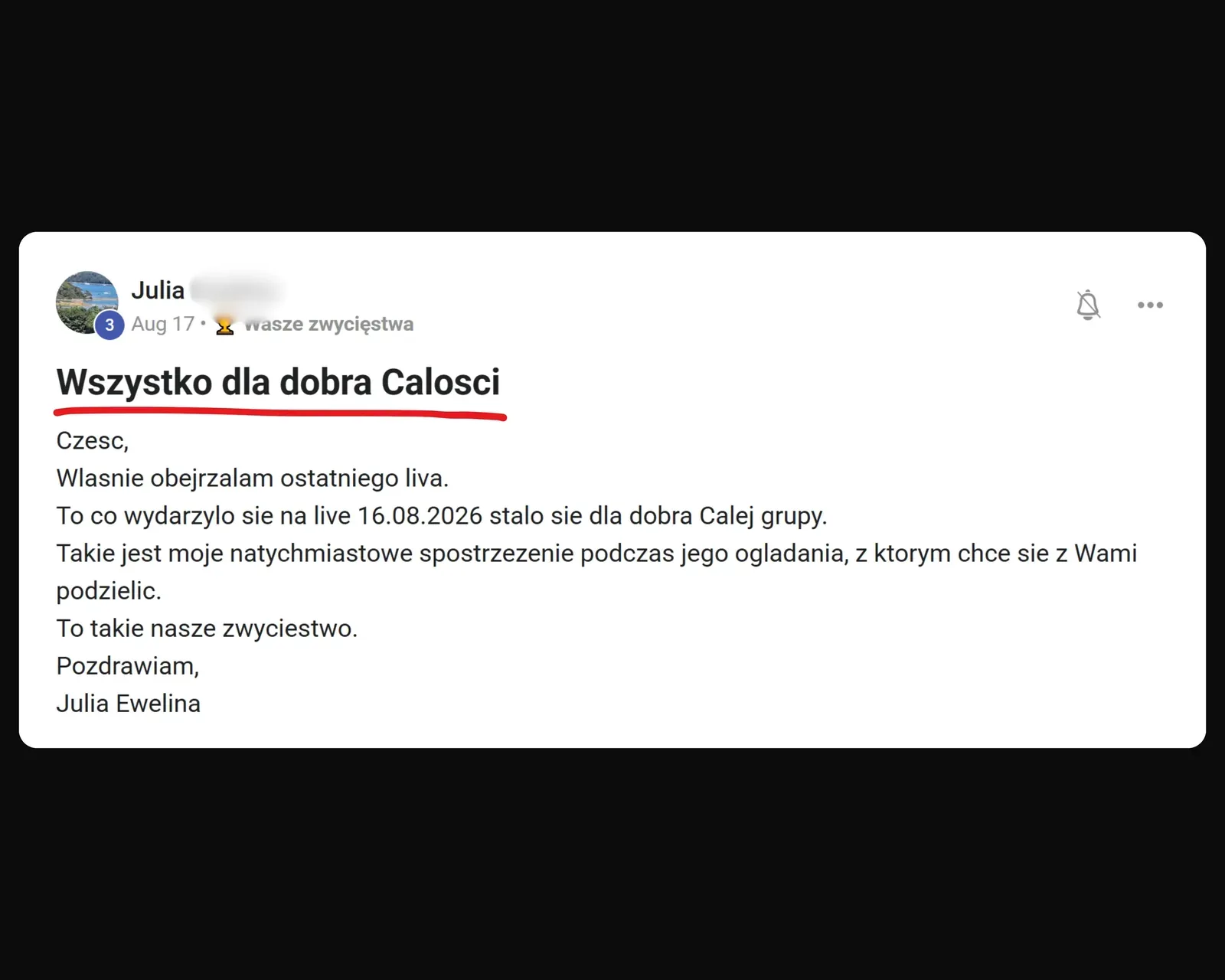 Opinia osoby po pracy z Bartoszem Kubiakiem