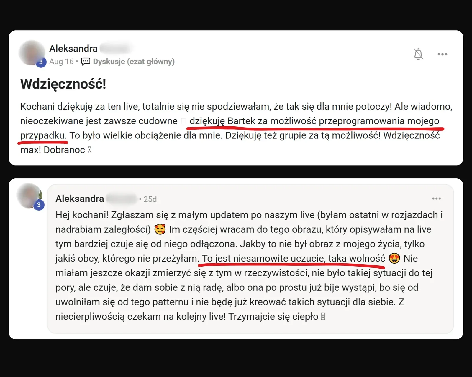 Opinia osoby po pracy z Bartoszem Kubiakiem